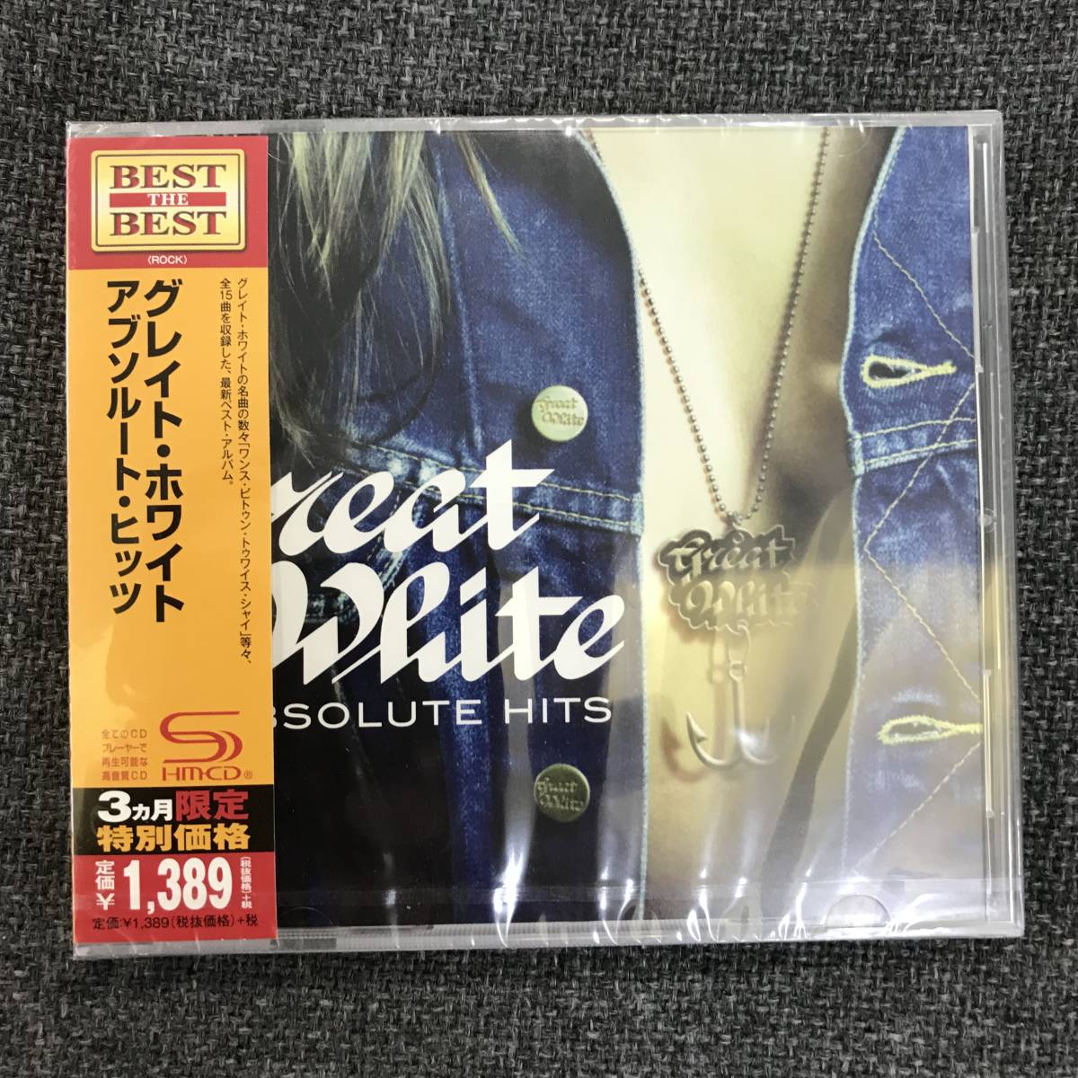 新品未開封CD☆グレイト・ホワイト　アブソルート・ヒッツ,.生産限定盤（2014/06/11）/＜UICY76334＞: