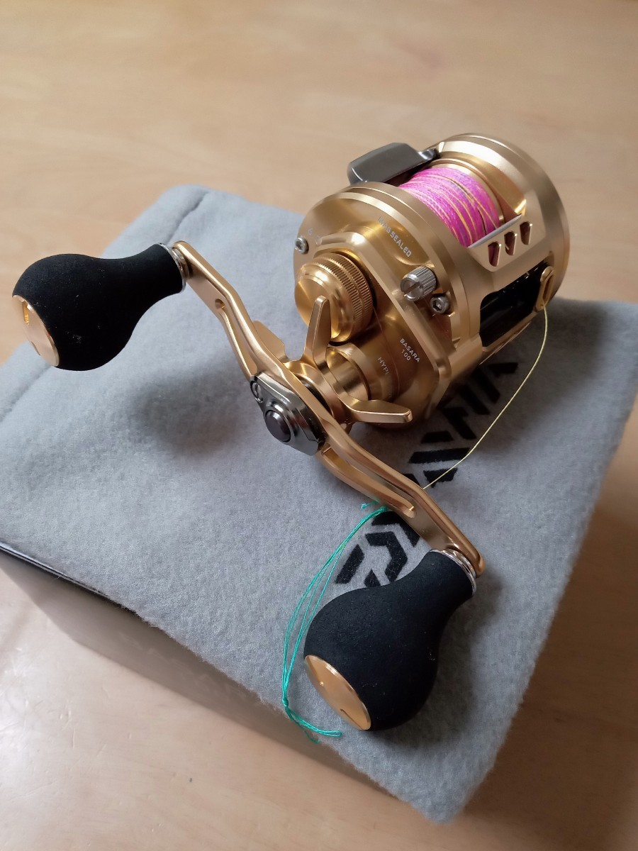○○ダイワ バサラ100 右巻き 未使用 PE2号150m付き 送料込み