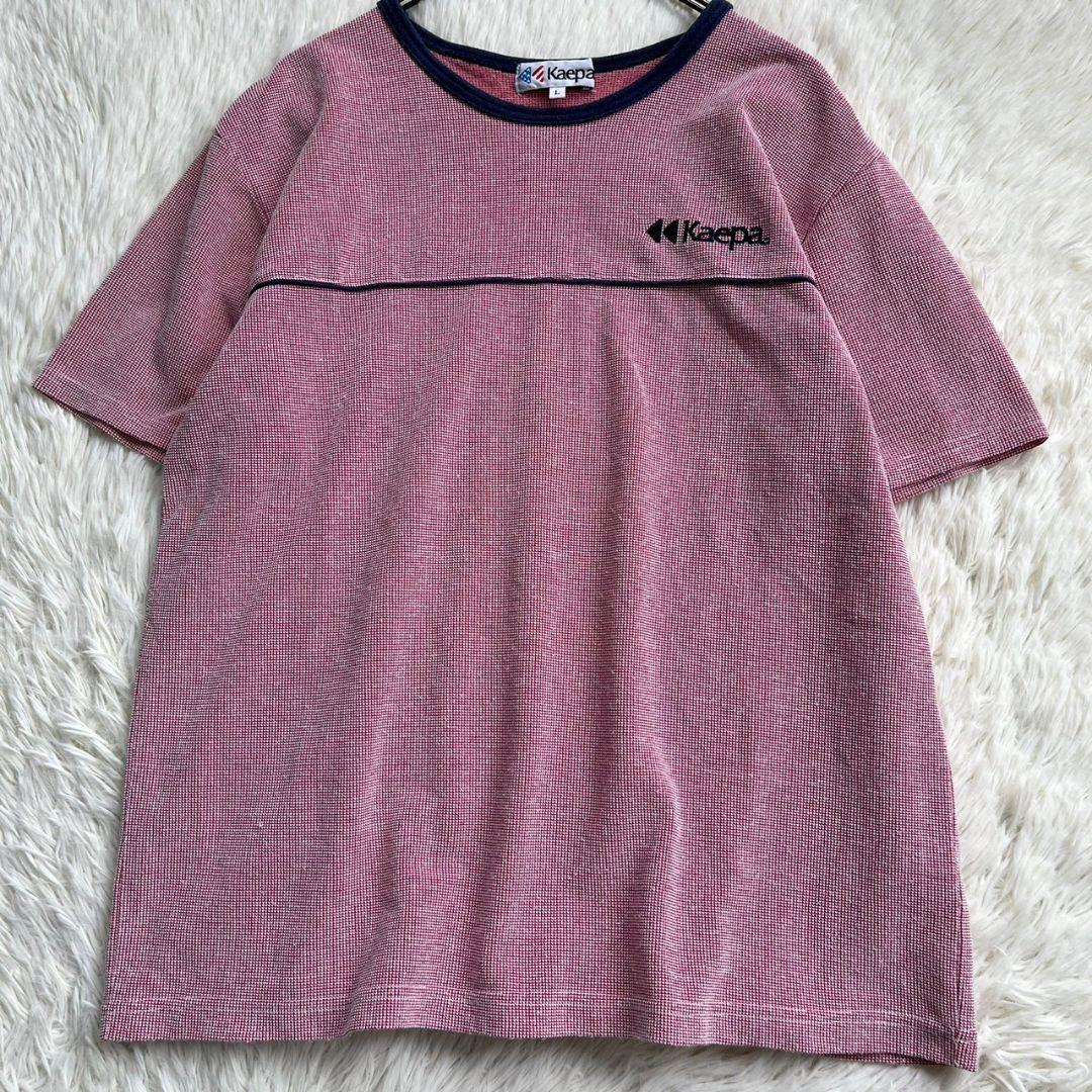 E4332　Kaepa　ケイパ 【L】Tシャツ 半袖 カットソー トップス 胸ロゴ刺繍_画像3