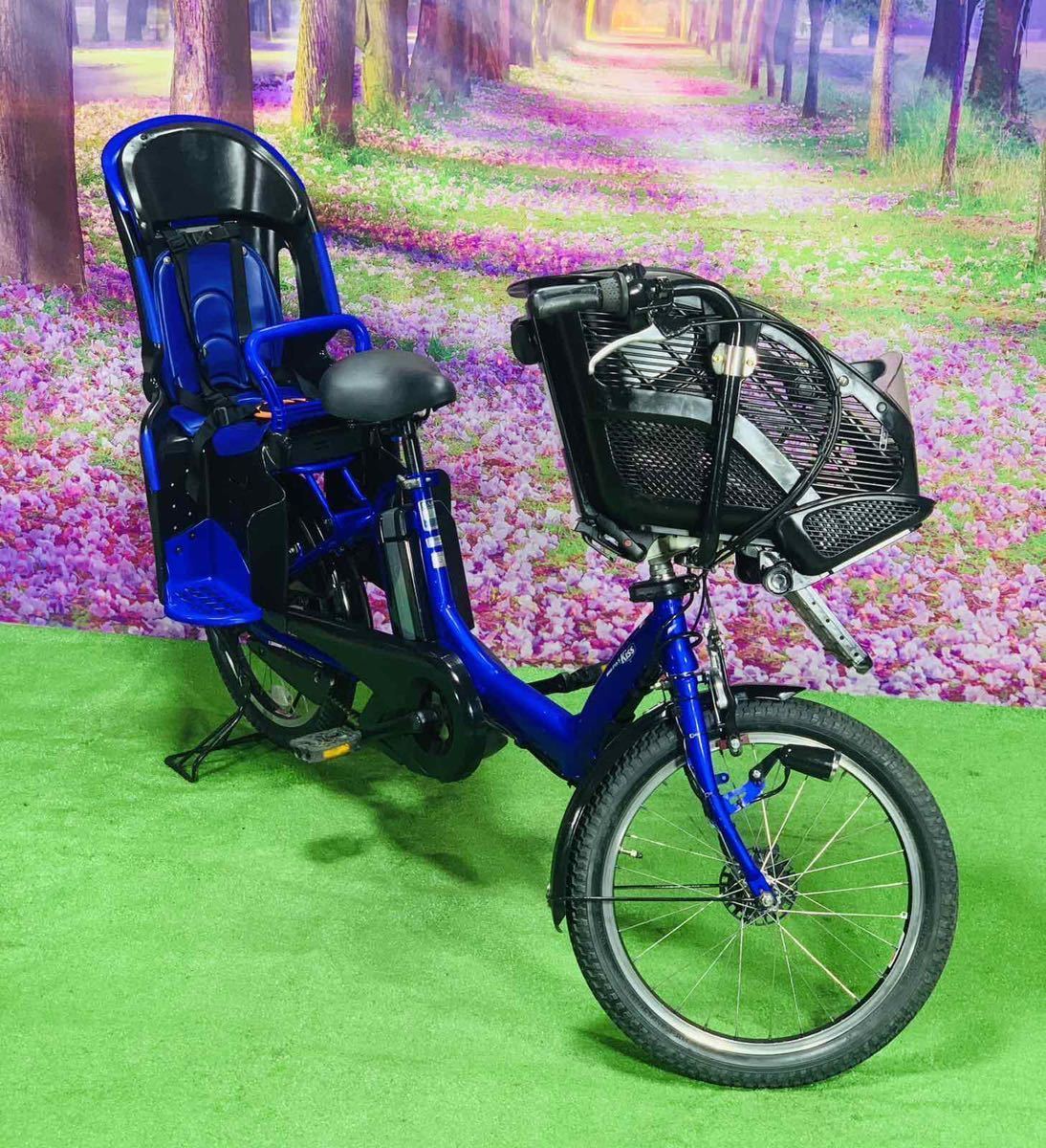 5226子供乗せ電動アシスト自転車ヤマハ3人乗り対応20インチ