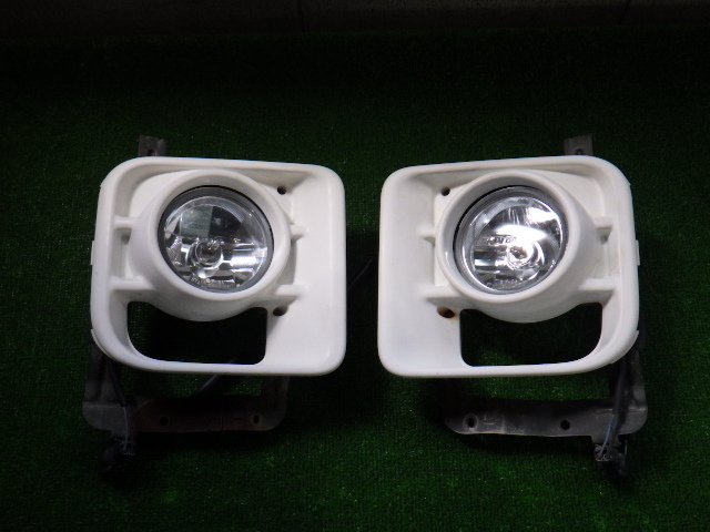  MMC Toppo BJ H42A foglamp left right set RAYBING bracket, bezel attaching W09 [ control number 0242 RH9-801] used 