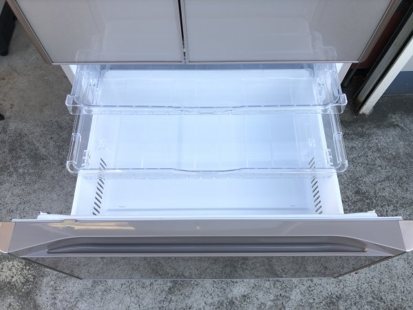 HITACHI 日立 2020年 R-X51N 505L 6ドア 冷凍冷蔵庫 ガラスドア_画像7