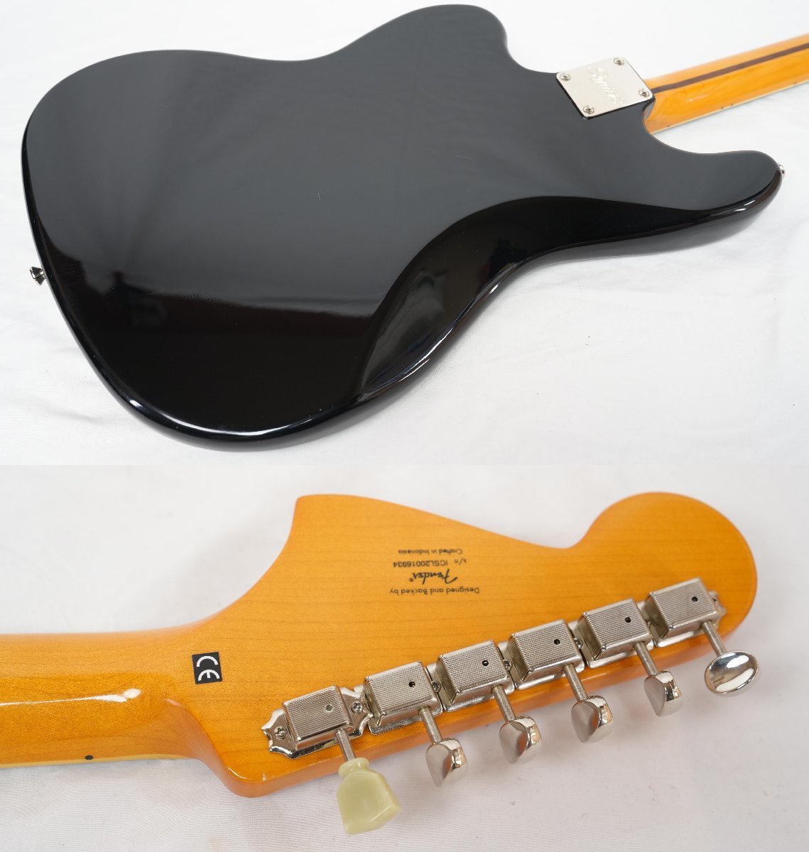 ★Squier by Fender★Squier Classic Vibe Jaguar Bass VI BLK 6弦 エレキベース 2020年製 美品★の画像4