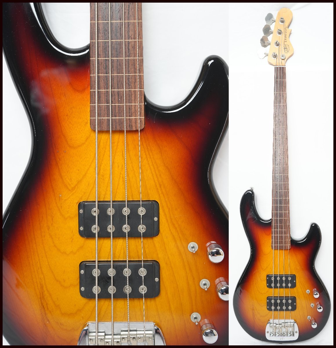 ☆G&L☆L-2000 Sunburst フレットレス TRIBUTE Custom Slim Neck Type