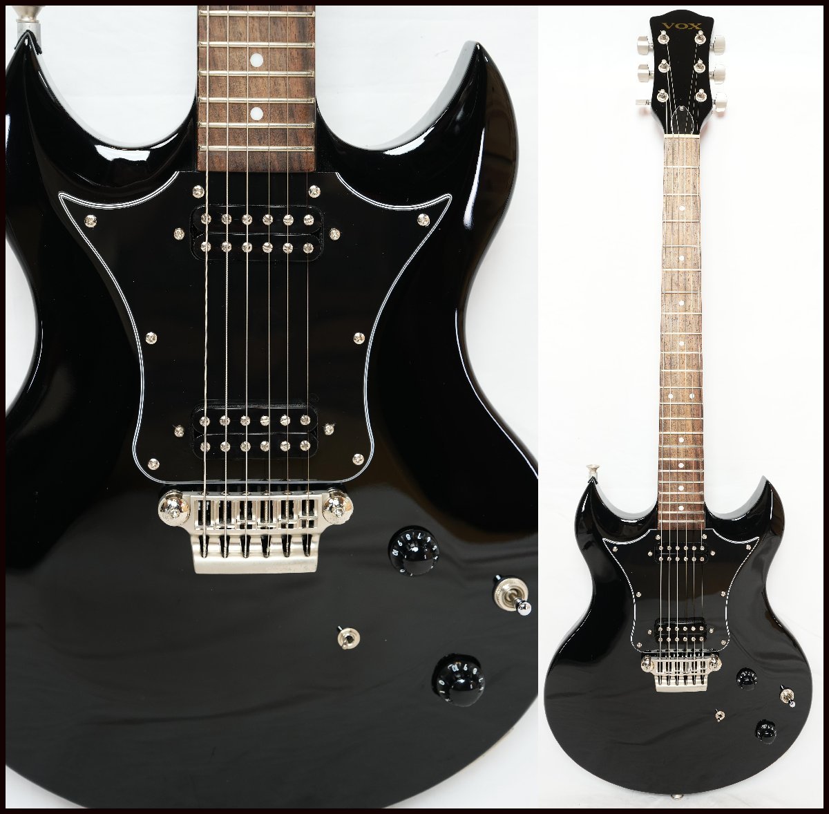 ★VOX★SDC-22 ダブルカッタウェイ BLACK 2012年製 美品★