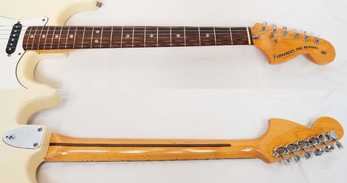 ☆FERNANDES☆RST-50 WHITE 80年代 リッチーブラックモア風 ☆FERNANDES☆RST-50 WHITE 80年代 リッチーブラックモア風