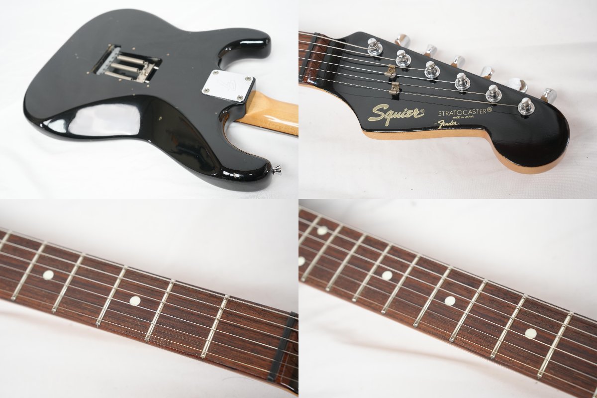 ★Squier by Fender★ST-331 BLACK BOXERシリーズ 1ハムバッカー ミディアムスケールストラトキャスター 日本製 80年代★_画像7