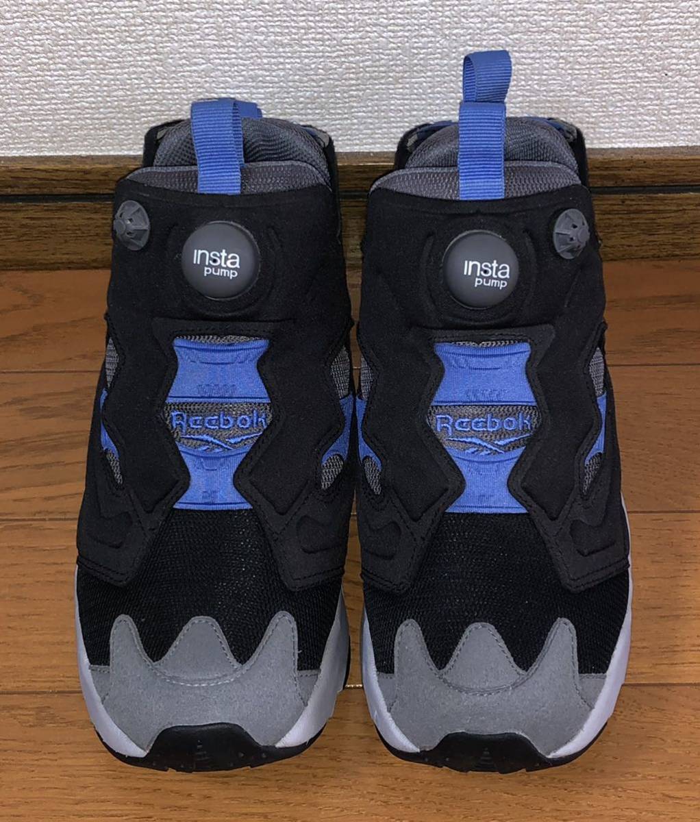 良品 REEBOK INSTA PUMP FURY OG NM FV4207 US7 25cm 25.0cm リーボック ポンプフューリー ブラック グレー ブルー 黒 灰 青 INSTAPUMP OG_画像2