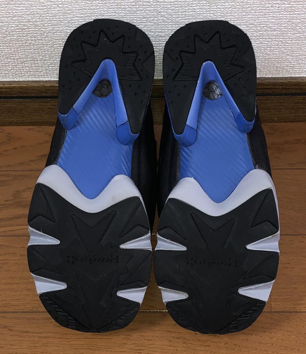 良品 REEBOK INSTA PUMP FURY OG NM FV4207 US7 25cm 25.0cm リーボック ポンプフューリー ブラック グレー ブルー 黒 灰 青 INSTAPUMP OG_画像6