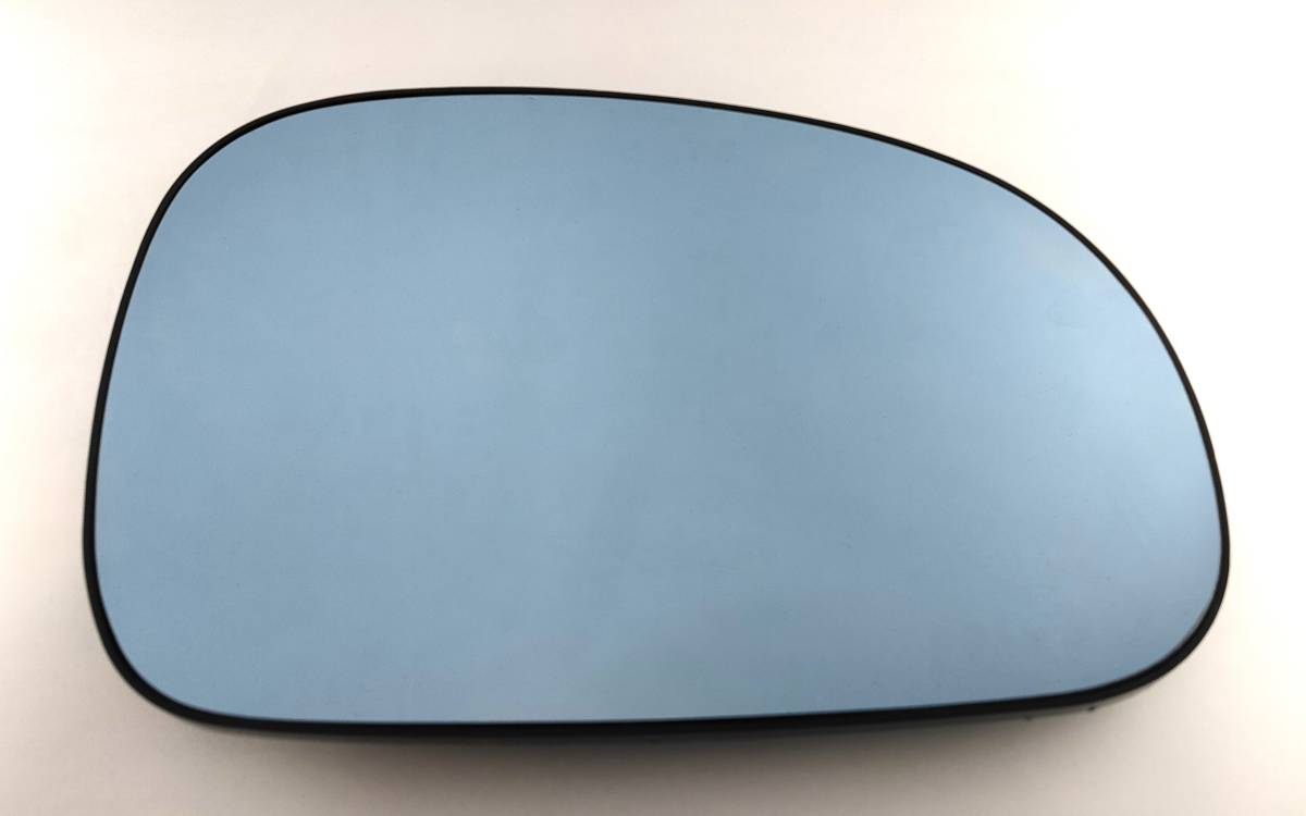 ( including carriage ) Peugeot 406 right door mirror glass sedan * Wagon * coupe [ light blue * new goods ]