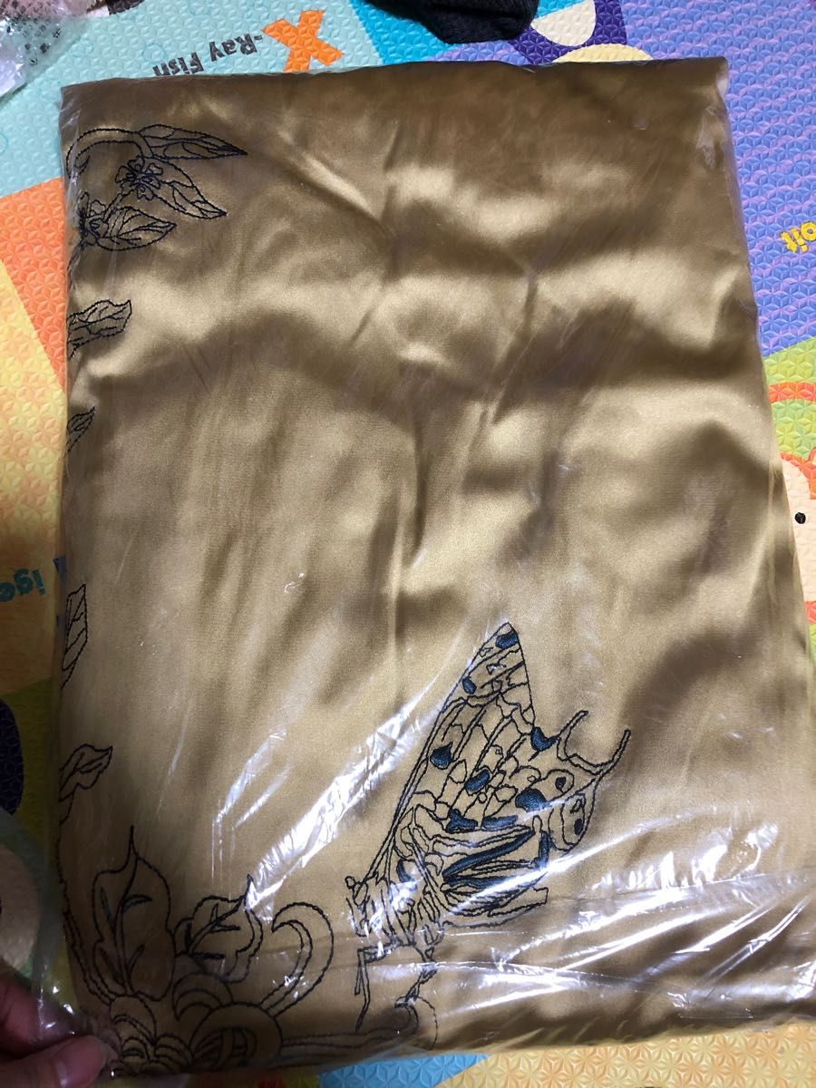 スカート aimohaオリジナル刺繍スリットプリーツスカート