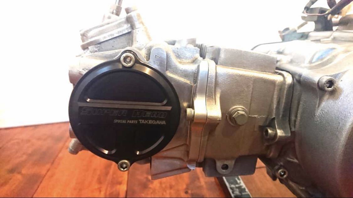 希少 武川 コンプリート エンジン 旧スーパーヘッド 124cc 5速 12v