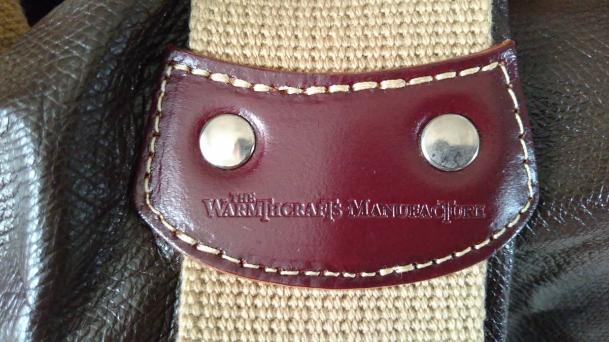 商品名 TheWarmthcrafTsMANUFACTURER ウォームスクラフツマニュファクチャー 鞄 バッグ トートバッグ 2way ビジネス カジュアル 送料無料_画像4