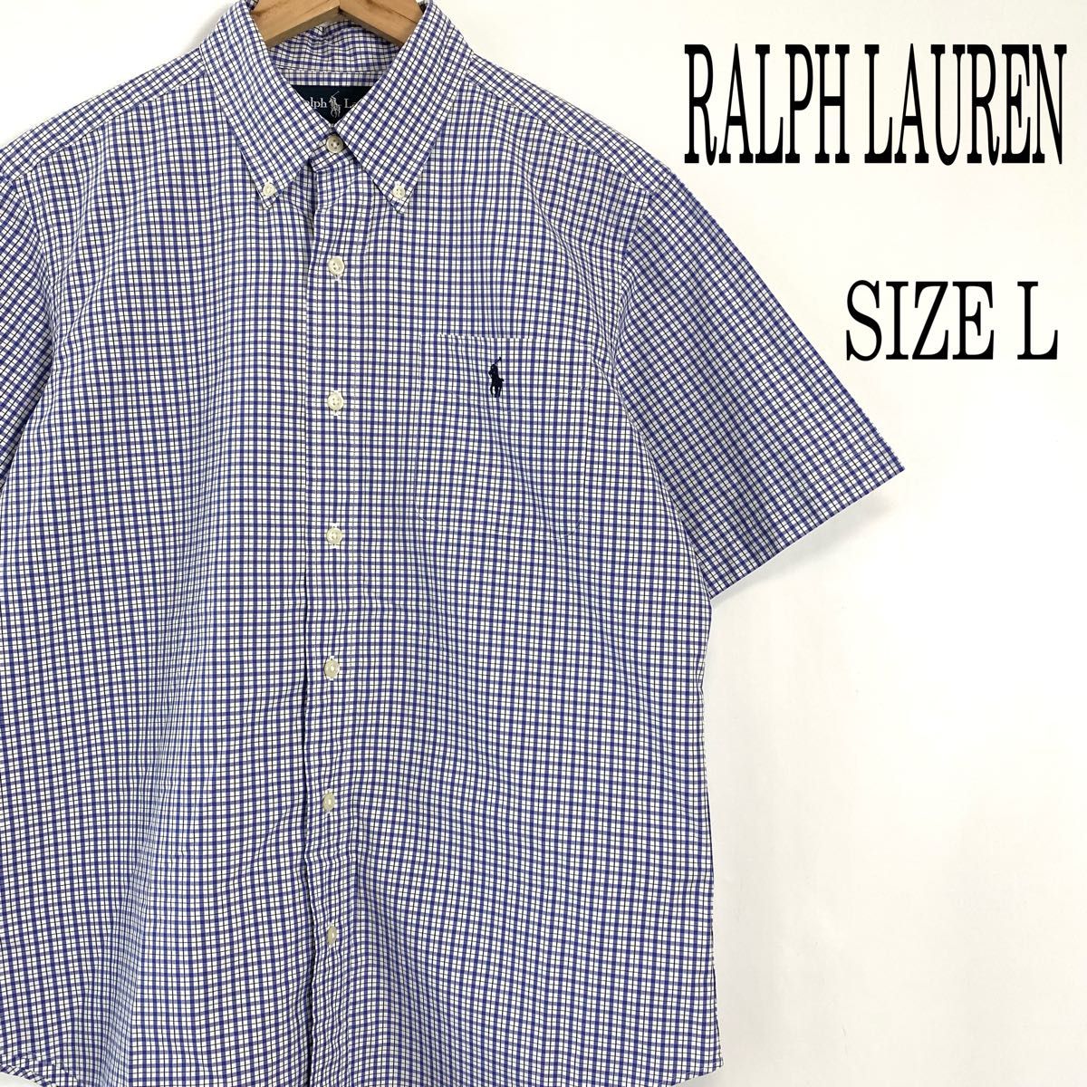 RALPH LAUREN ラルフローレン 半袖 ポニー刺繍 BDシャツ ボタンダウン 