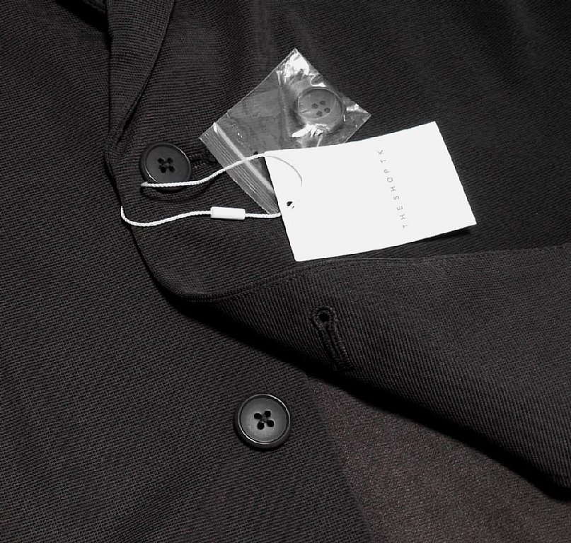  новый товар!! Takeo Kikuchi SHOP TK 2B soft tailored jacket черный 04 (XL) * мужской casual стрейч прекрасный глянец .... чёрный LL