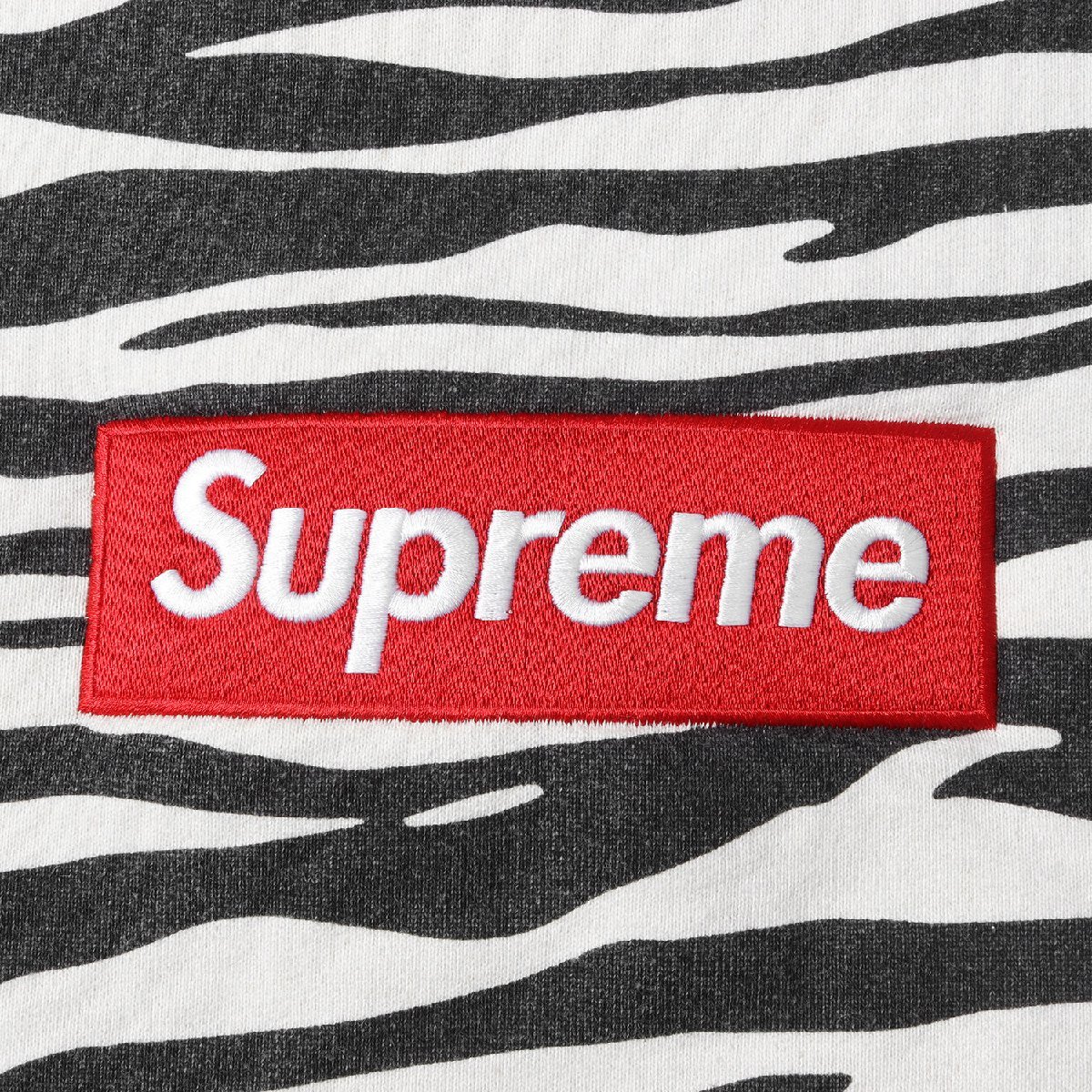 Supreme シュプリーム スウェット サイズ:XL ゼブラ柄 ボックスロゴ