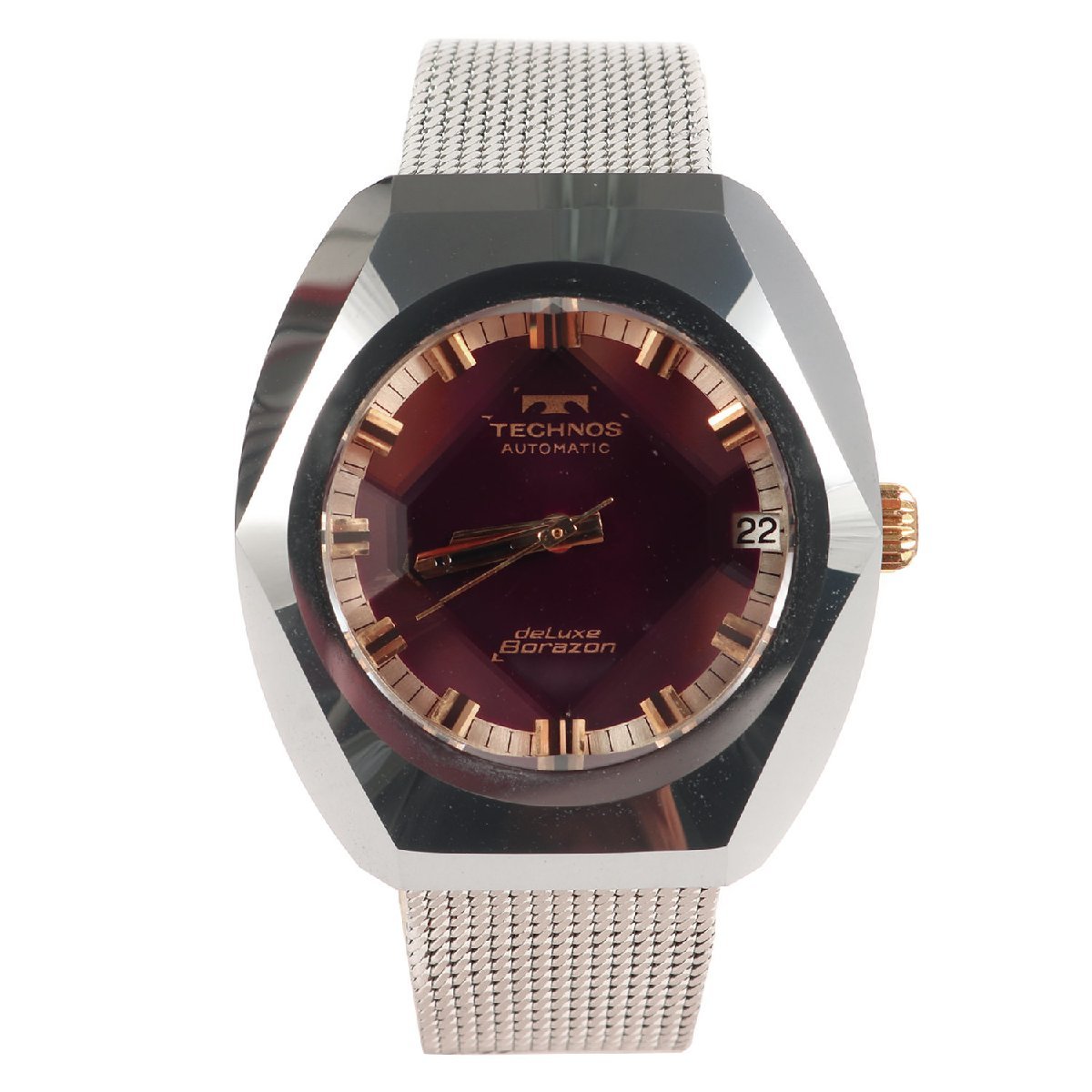 本命ギフト Deluxe 腕時計 テクノス TECHNOS Borazon ブランド 金属