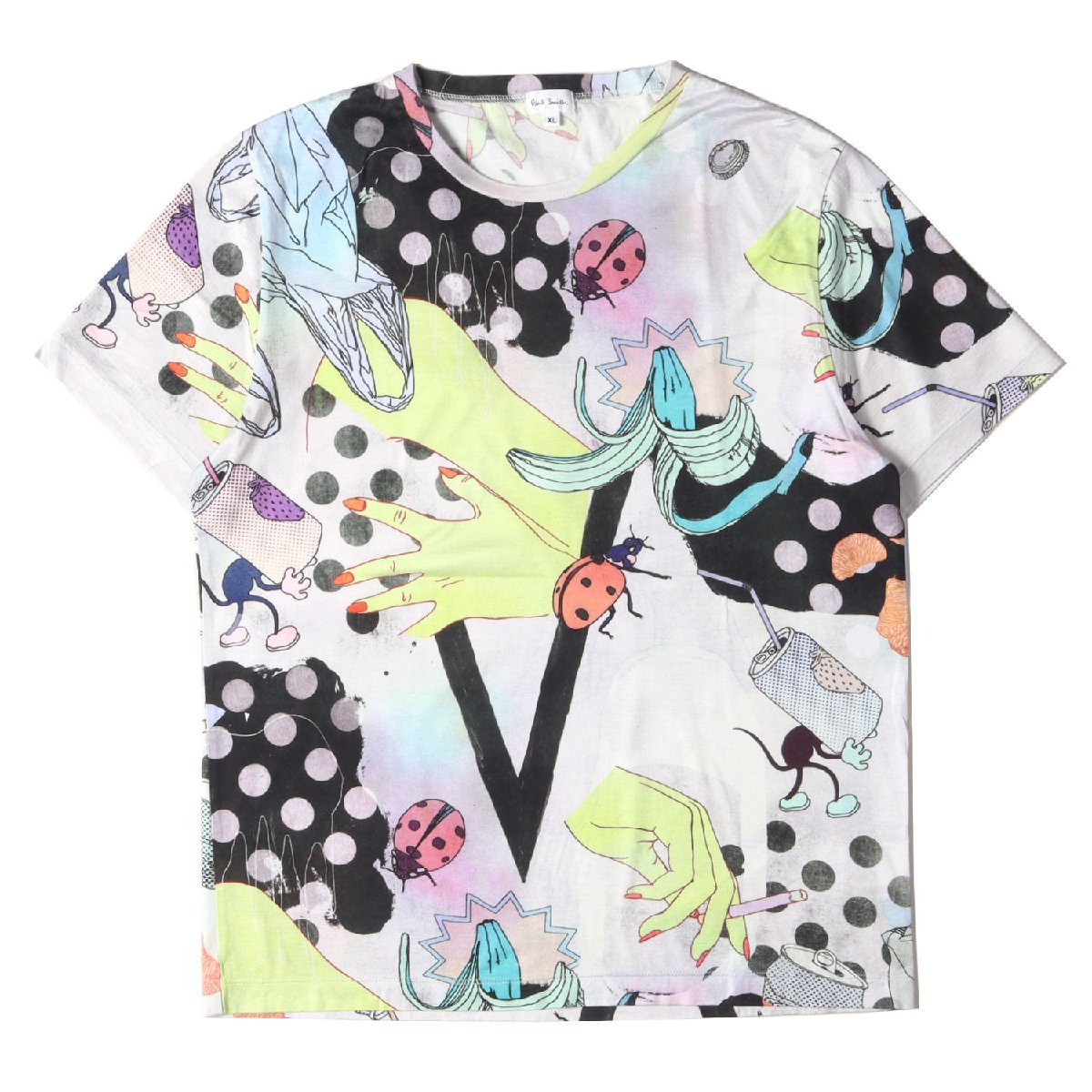Paul Smith ポールスミス Tシャツ サイズ:XL マルチ コラージュ