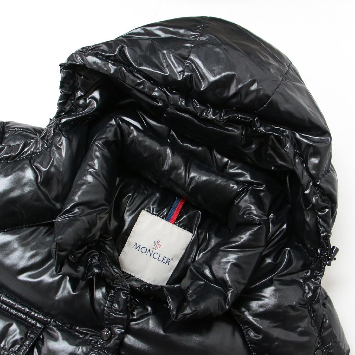 MONCLER モンクレール ダウンコート ロング アウター ブラック 黒 1 S