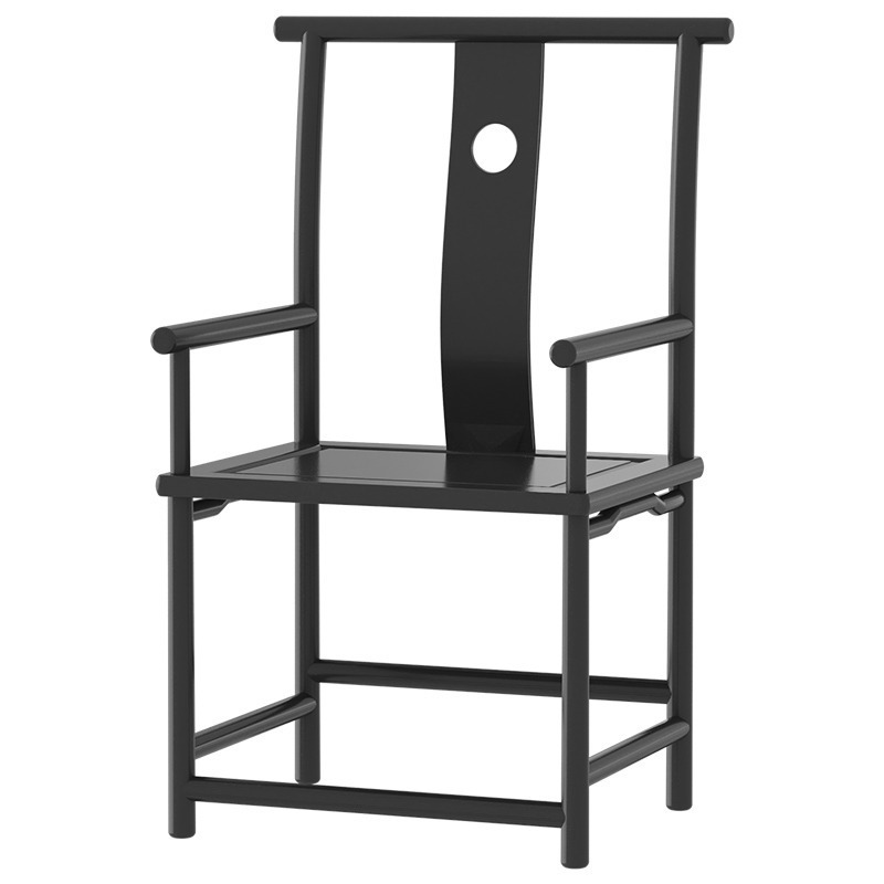 無垢材使用 黒基調のアームチェア 肘掛け椅子 4種 リビングルーム おしゃれ インテリア 家具 雑貨 リラックスタイム 北欧風 未使用_画像2
