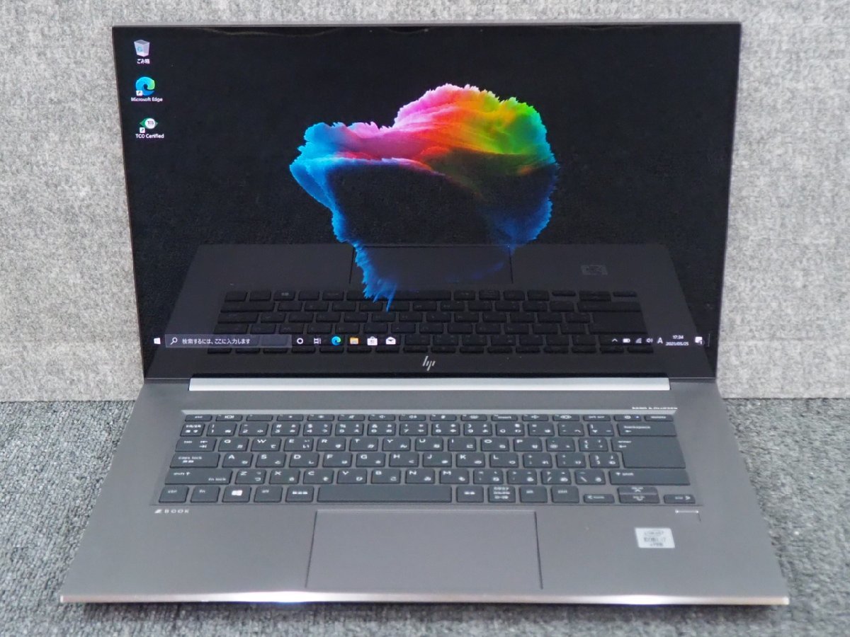 [450] ☆ Win10認証済 ☆ hp Zbook Create G7　Core i7-10850H 2.70GHz/32GB/SSD 1024GB/GeForce RTX 2070 ☆ 15.6inch タッチディスプレイ_画像2