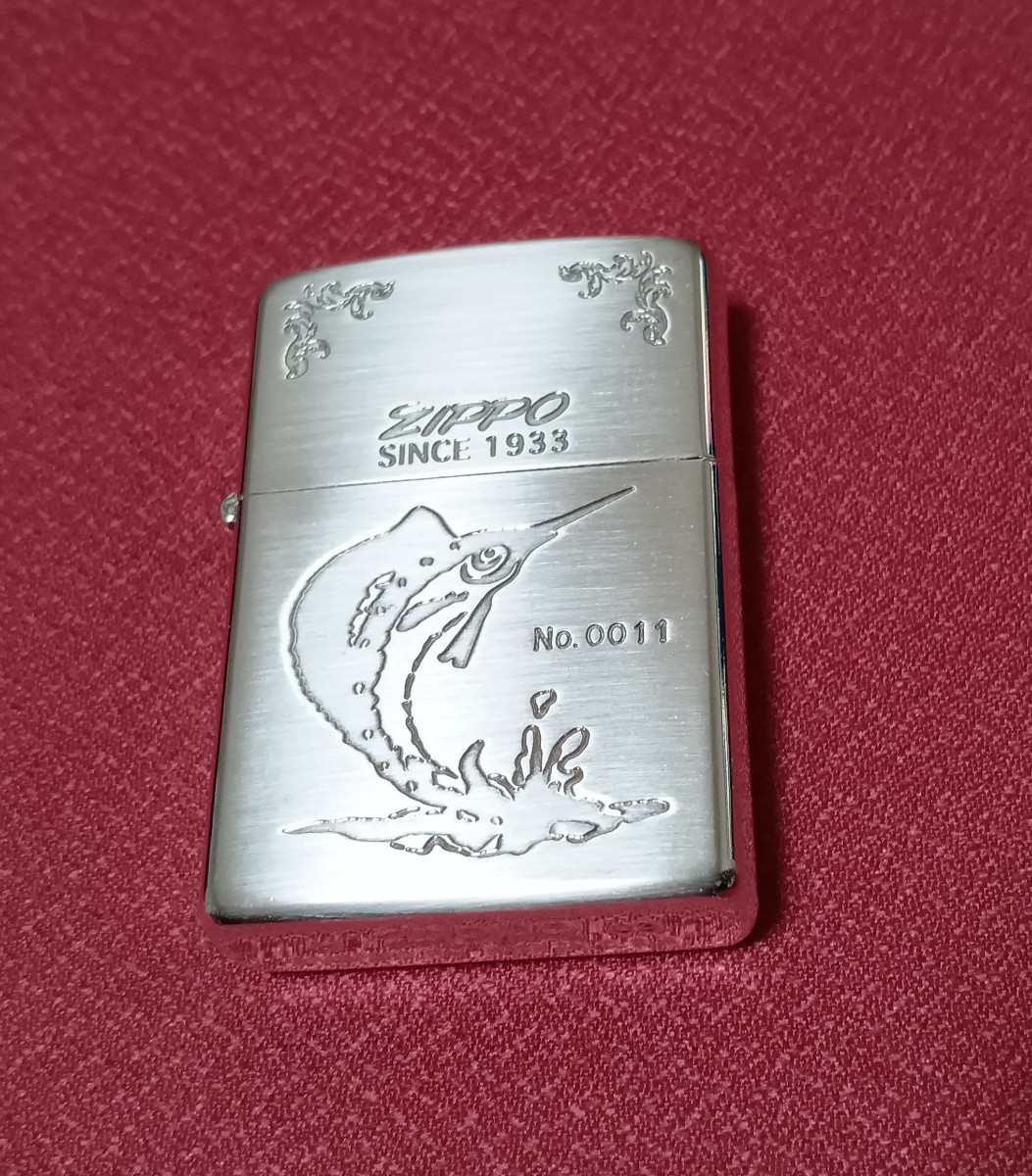 Zippo/ジッポー カジキ 携帯灰皿付き限定 シリアルNo.0011 2003