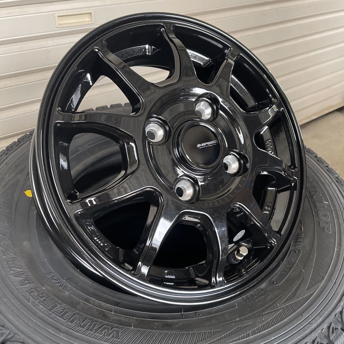 新品スタッドレス◆145/80R12 80/78N◆ダンロップSV01◆ G.SPEED G06◆軽トラ軽バンアクティエブリィサンバー N-VAN ハイゼット 4本セット_画像4