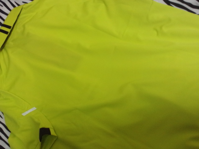 BGS9711XQ*Black&White* new goods * yellow green *M* spring summer * black & white * short sleeves shirt men's 