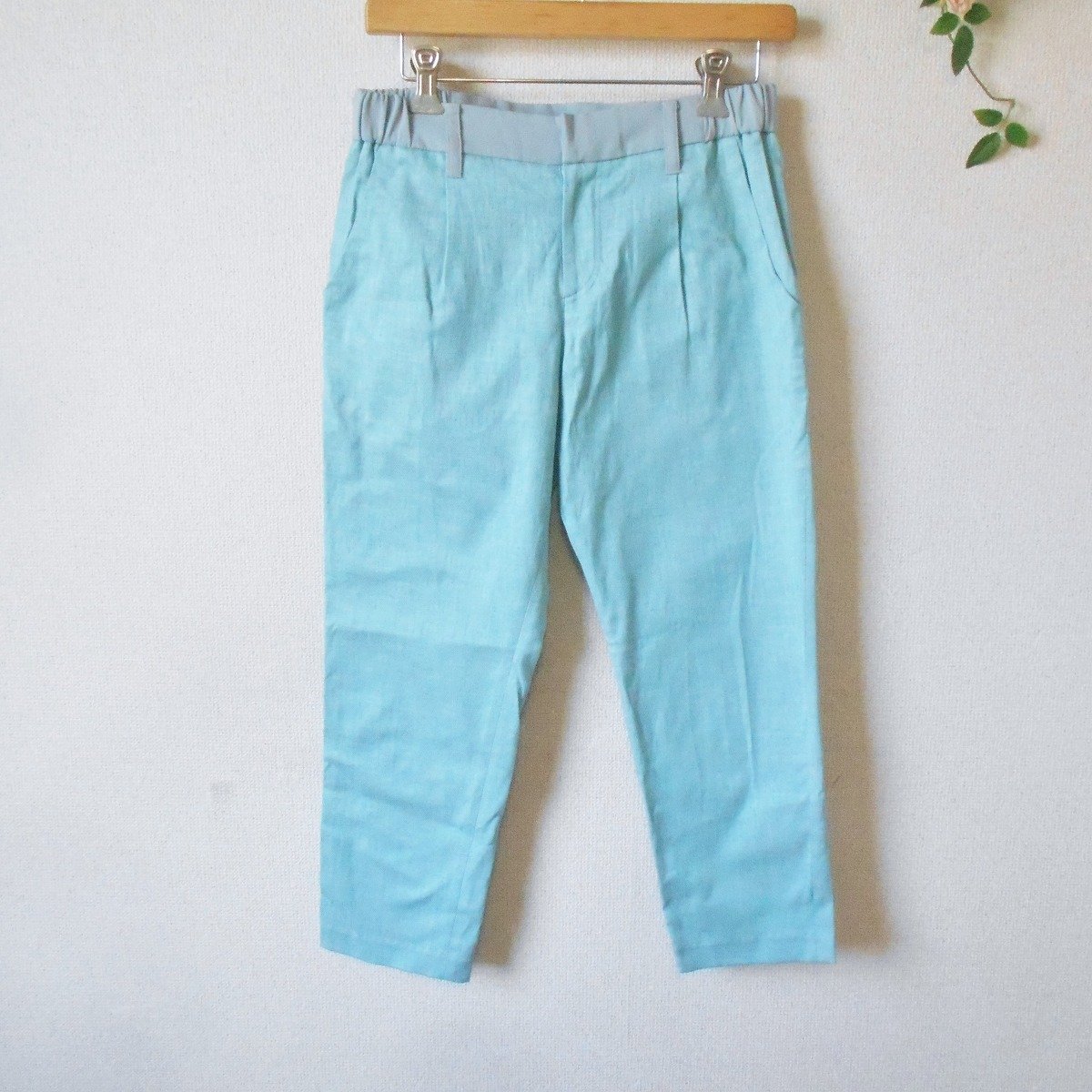 meto Lee zeMAITRESSE cropped pants 9 lady's 8 minute height spring summer 