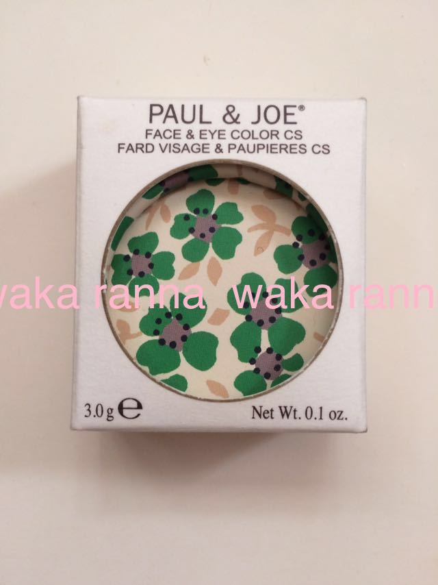  new goods paul (pole) & Joe PAUL&JOE limitation face & I color CS 065.... green & pink Puresuto powder unopened face color lime flower 