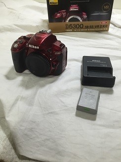 ◇Nikon ニコン D5300 デジタル一眼レフカメラ 赤ボディ レッドの画像2