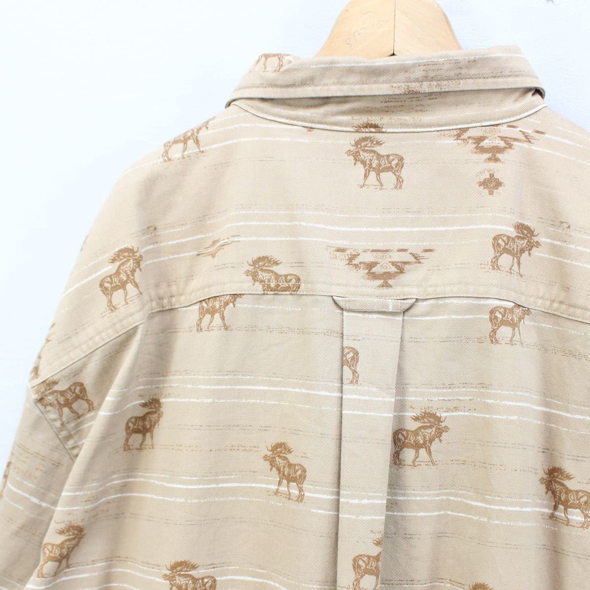 USA VINTAGE ANIMAL PATTERNED DESIGN SHIRT/アメリカ古着アニマル柄