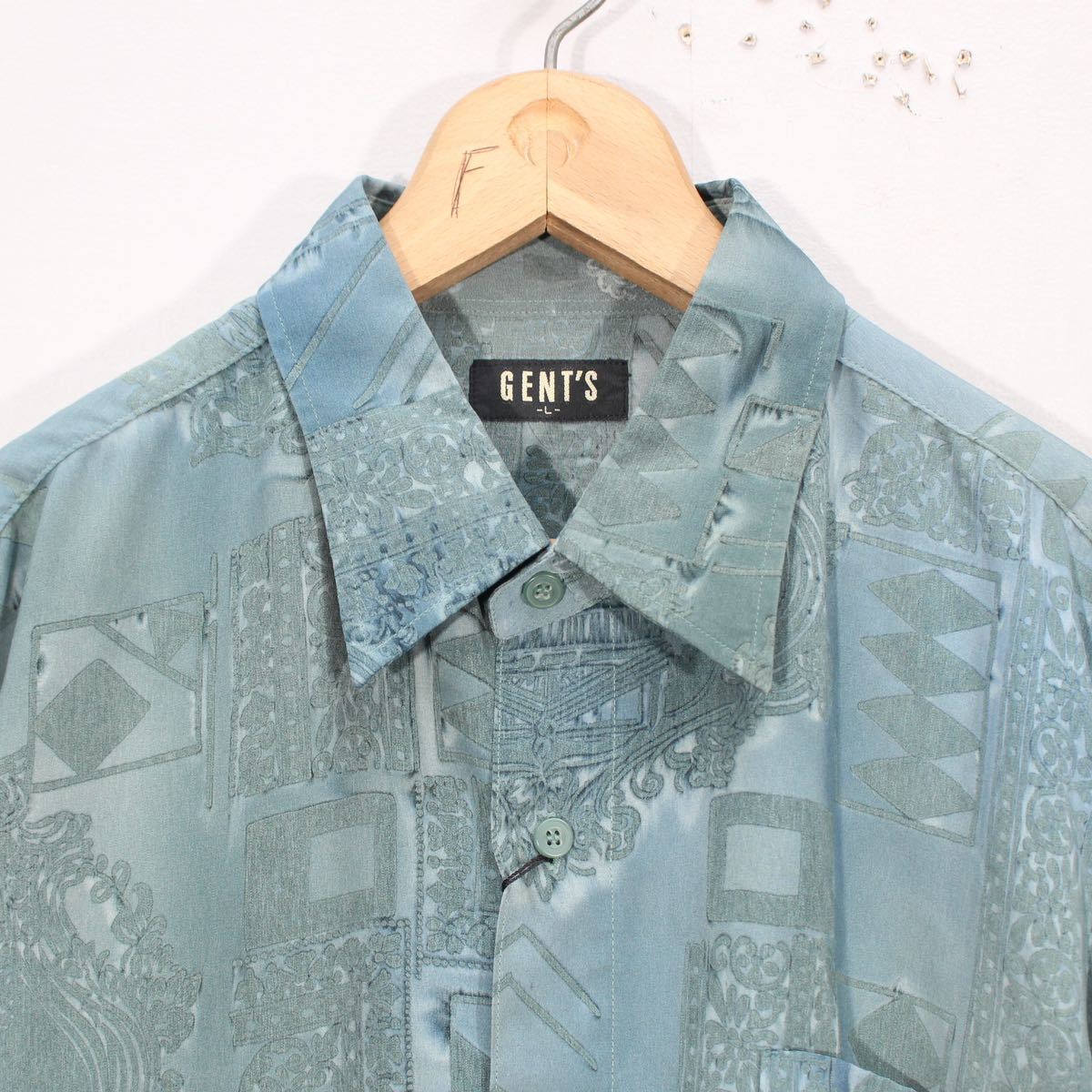 RETRO VINTAGE GENT'S PATTERNED DESIGN SHIRT/レトロ古着柄 RETRO VINTAGE GENT'S PATTERNED DESIGN SHIRT/レトロ古着柄