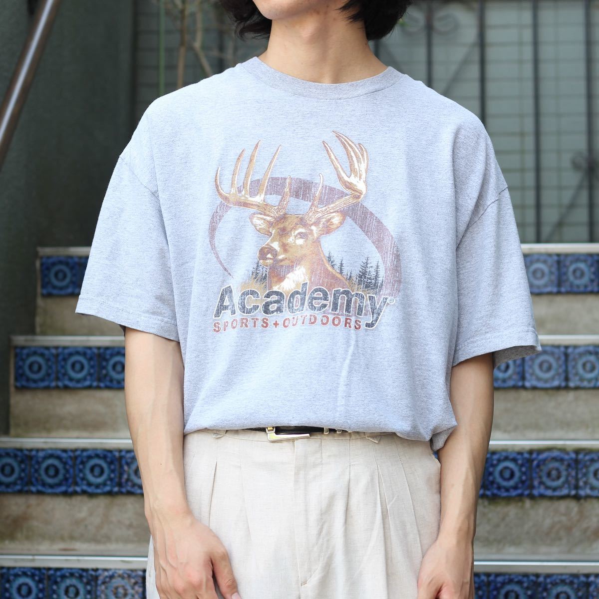 売れ筋アイテムラン USA VINTAGE DEER DESIGN T SHIRT/アメリカ古着