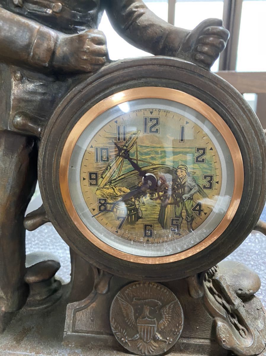 アンティーク ・置き時計 ・アメリカ製1833年？の画像2