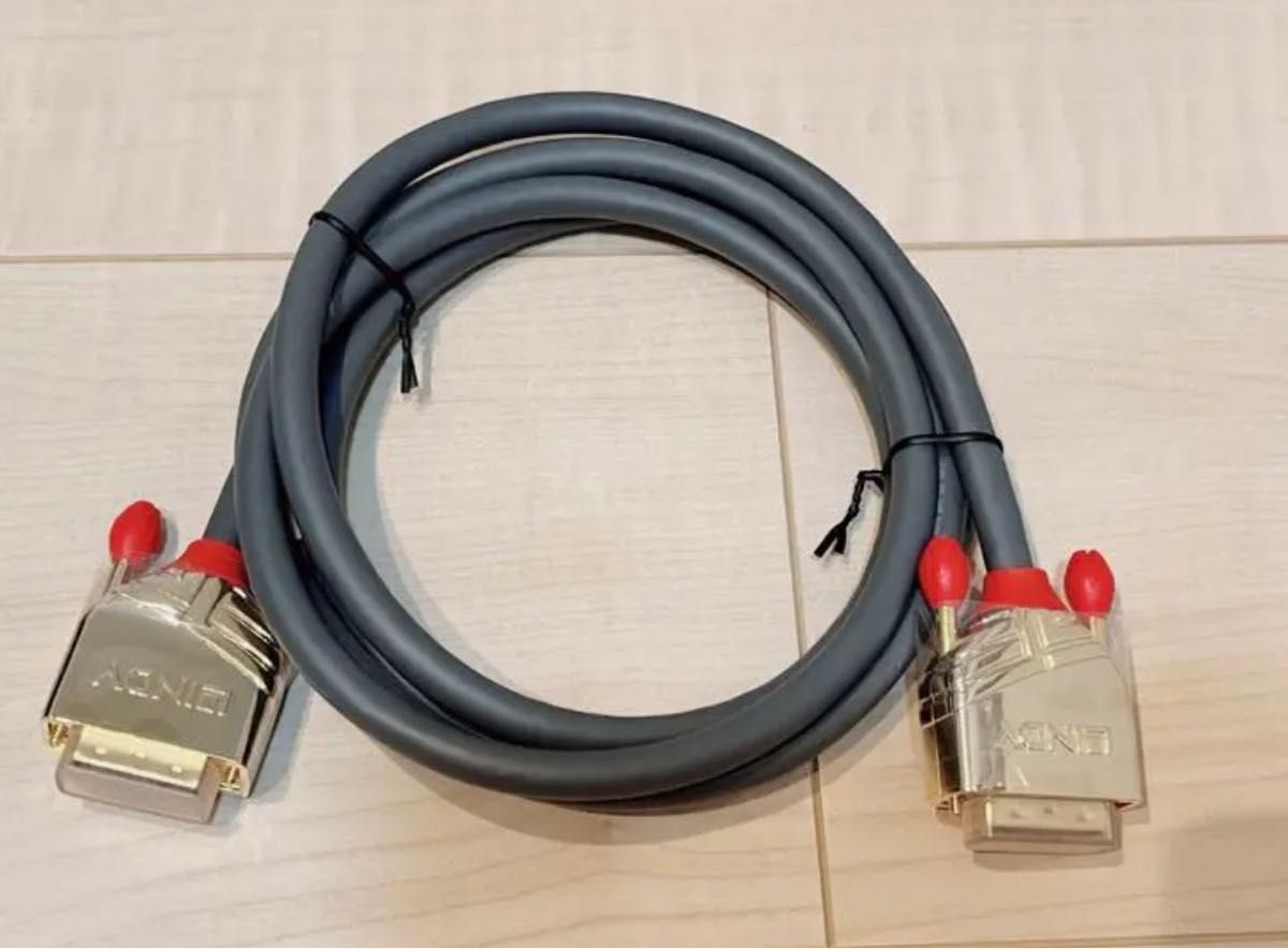 LINDY DVI-Dデュアルリンクケーブル ゴールドライン2m型番:36202