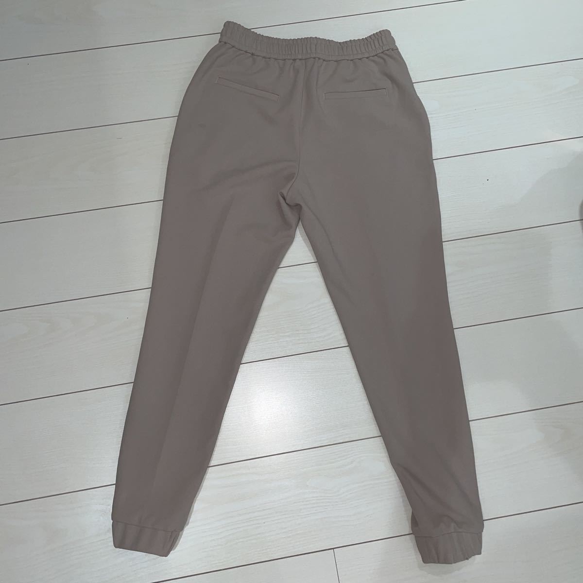 PLST( plus te)a moon zen stretch jogger pants XS beige 12-2106010 jersey 