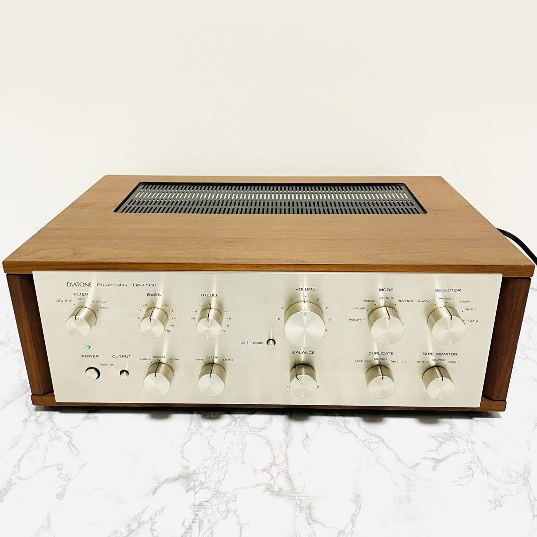 名機 MITSUBISHI 三菱 DIATONE ダイヤトーン DA-P100 プリアンプ 名機 MITSUBISHI 三菱 DIATONE ダイヤトーン DA-P100 プリアンプ