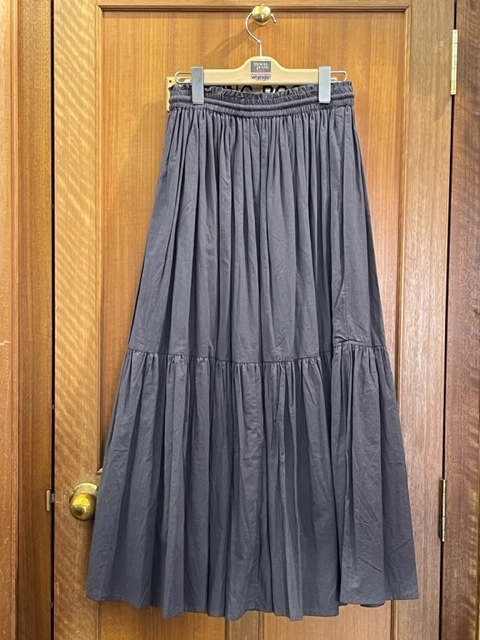 aznouaz new goods tia-do skirt long skirt gray India cotton cotton 100% free size AS Know AS skirt new goods unused goods free shipping 