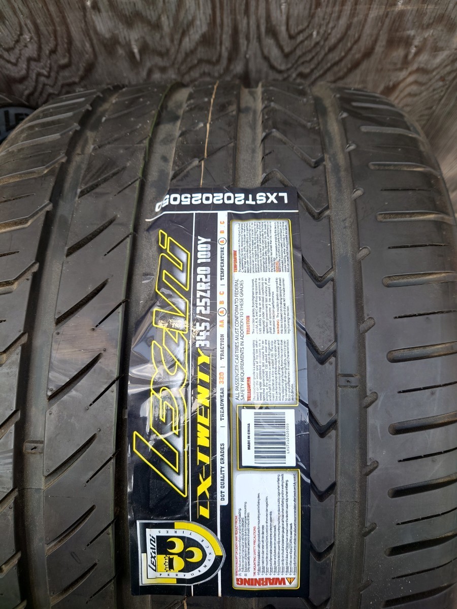 LEXANI 345/25R20 2本セット 新品　レクサーニ　レグザーニ_画像2