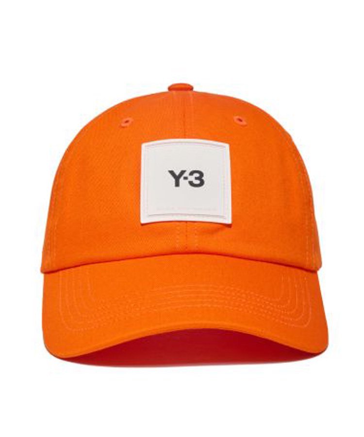 Y-3 ワイスリー スクエアレーベルキャップ 帽子 ロゴキャップ ベースボールキャップ メンズ ユニセックス LABEL CAP HM8362 ORANGE M