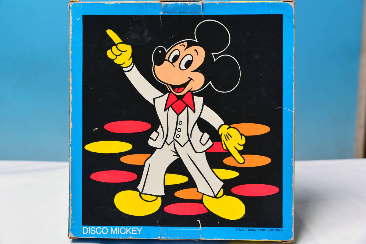  prompt decision valuable * 1979 year * BRADLEY * disco * Mickey Mouse hand winding wristwatch b Lad Ray Disney 