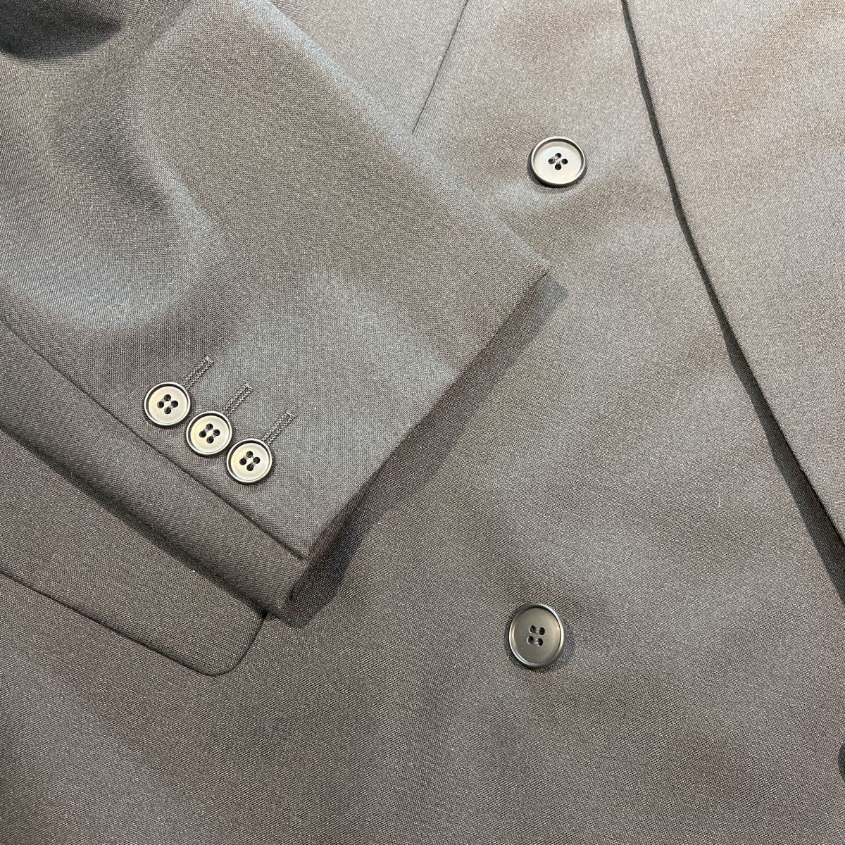 新品【サイズBB7 XL☆特大礼服】4Bダブルフォーマルスーツ 真っ黒