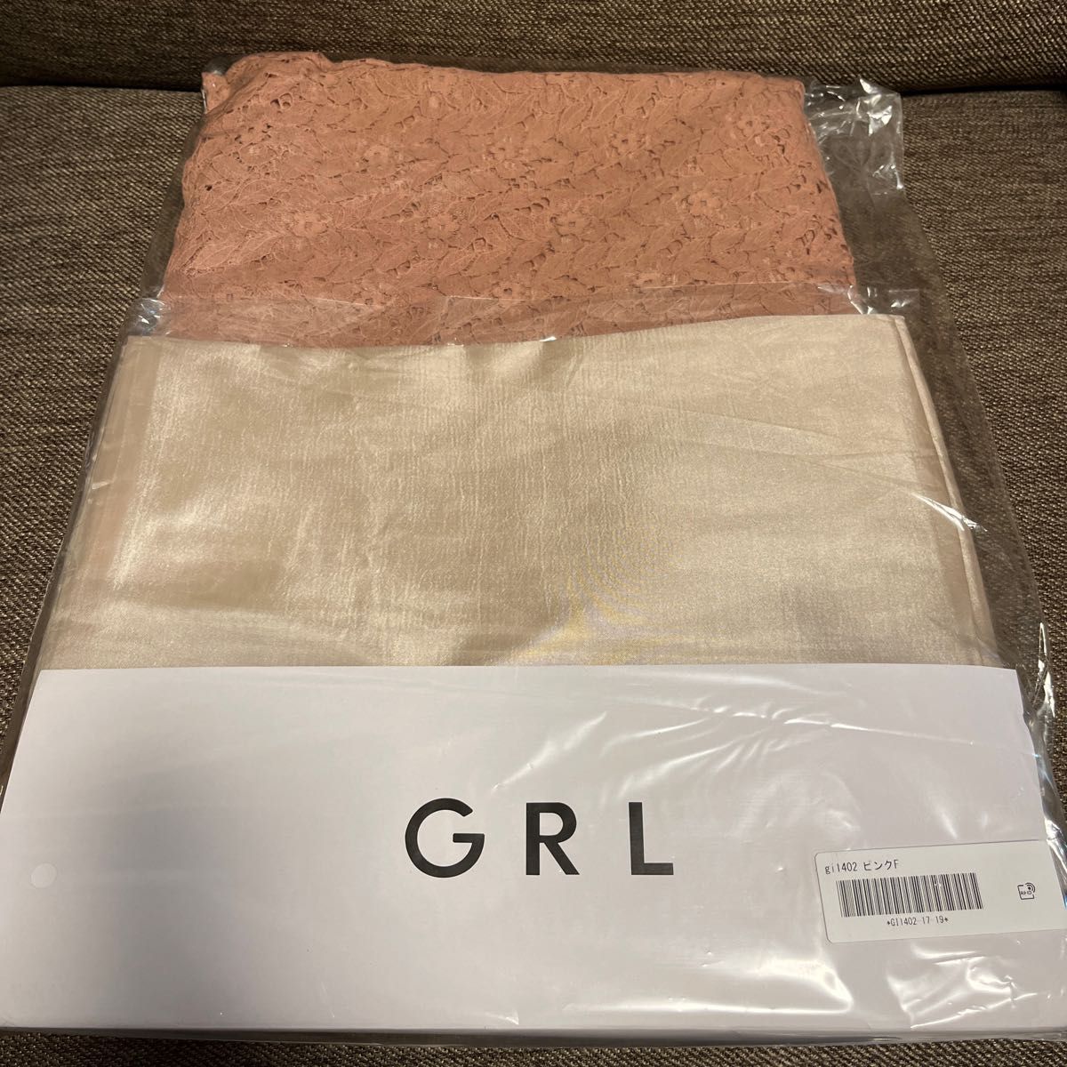 花柄レース浴衣セット[gi1402] ピンク　GRL グレイル