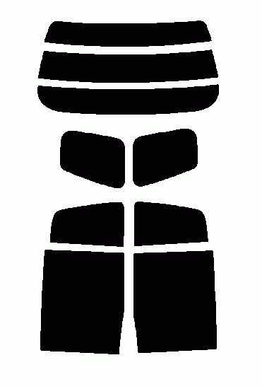 スモーク?。玻叮?極厚　2層構(gòu)造フィルム　トヨタ　ラウム NCZ20?NCZ25 カット済みカーフィルム　リヤーセット