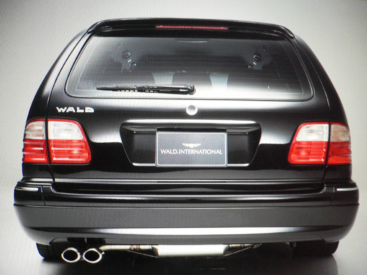 **WALD genuine products W210 latter term Wagon 3 point kit ( front spoiler + side step + rear skirt ) Mercedes Benz for ⑩*