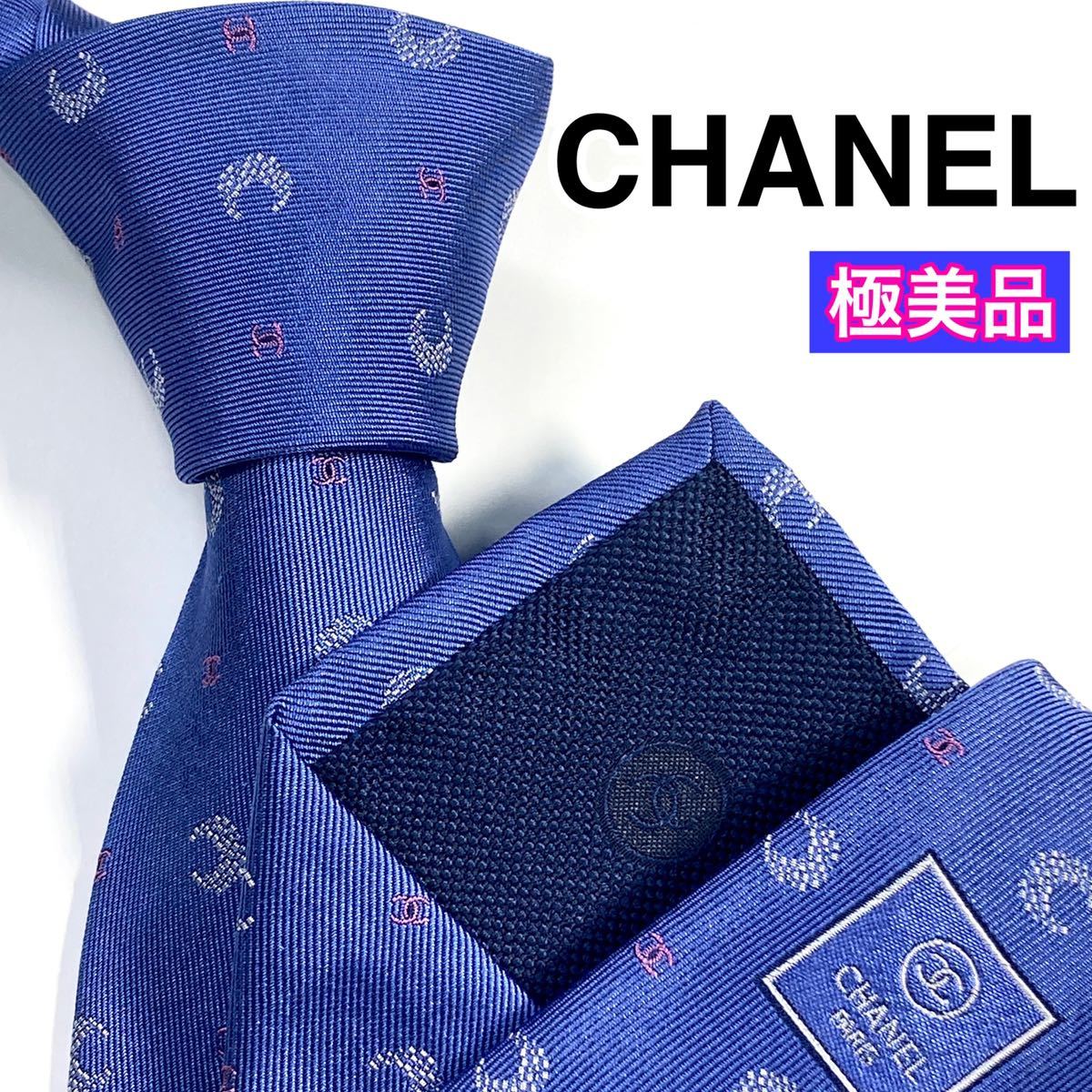 極美品 CHANEL シャネル ネクタイ 高級シルク ココマーク 希少｜PayPay