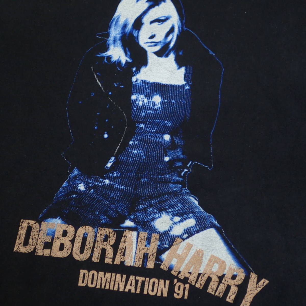 ■ 90s Deborah Harry Vintage T-shirt ■ デボラハリー ヴィンテージ Tシャツ 当時物 本物 バンドT ロックT newwave blondie post punk