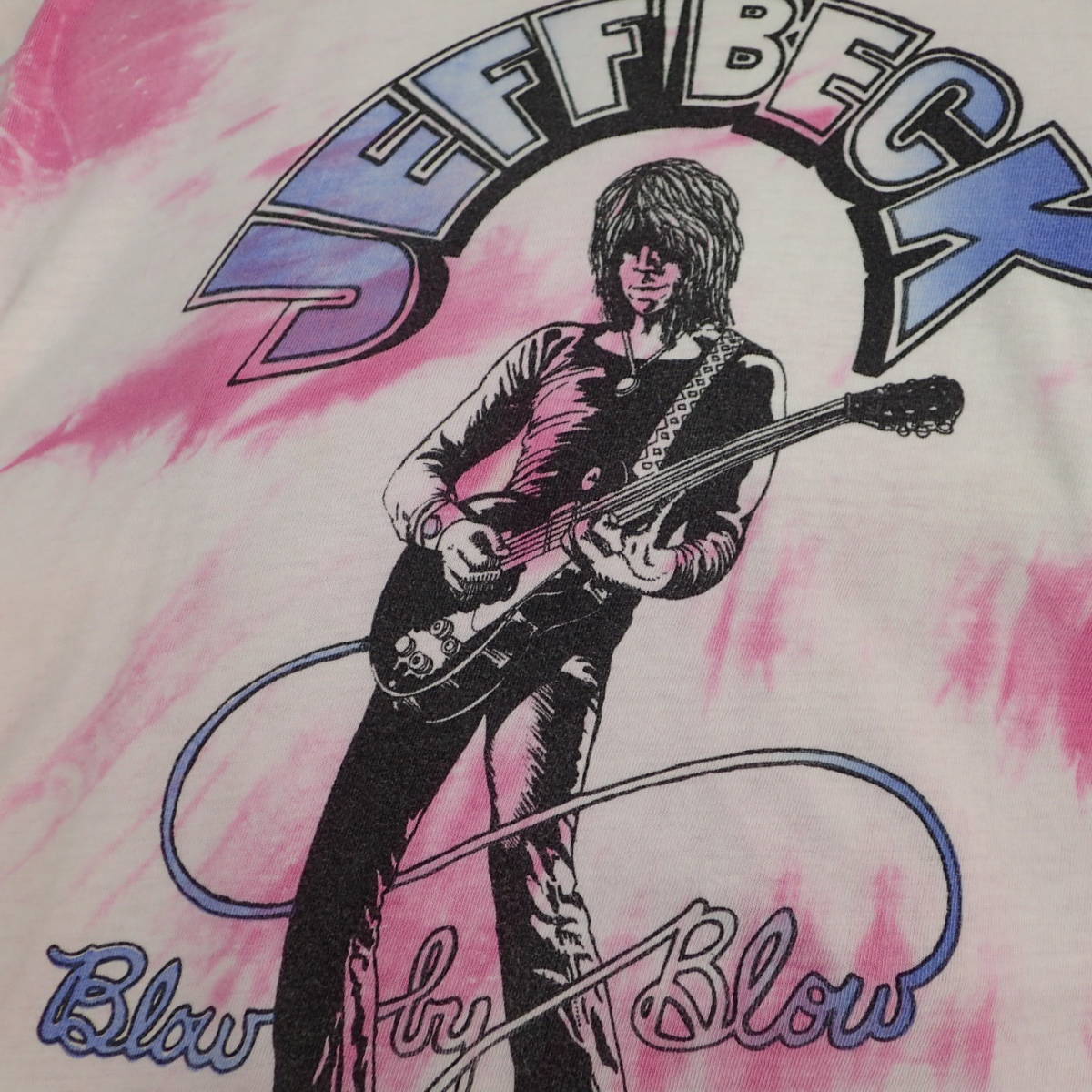 ■ 70s Jeff Beck Vintage T-shirt ■ ジェフベック ヴィンテージ Tシャツ 当時物 本物 バンドT ロックT jazz fuaion blues rock