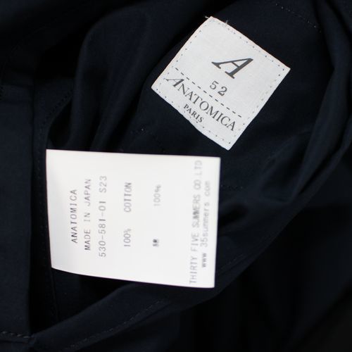 ANATOMICA アナトミカ 23SS SINGLE RAGLAN VENTILE L35 シングルラグランコート ベンタイル ネイビー_画像9